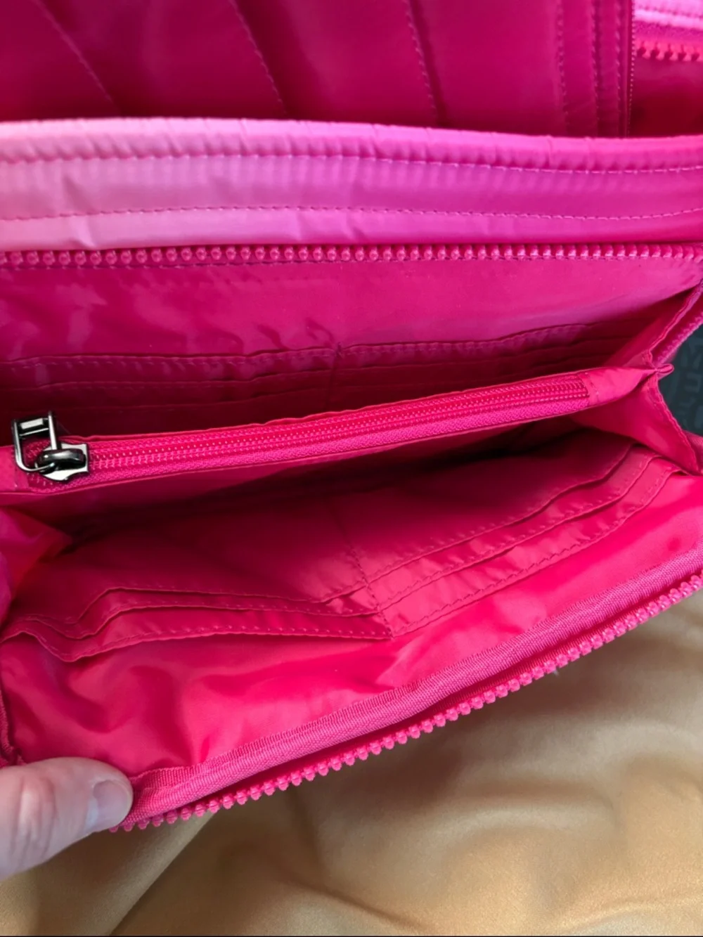 THINK ROYLN Quilted Hot Pink Tablet Sleeve Set with Detachable Strap